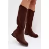 Dámské kozačky S.BARSKI HY61-8022 BROWN