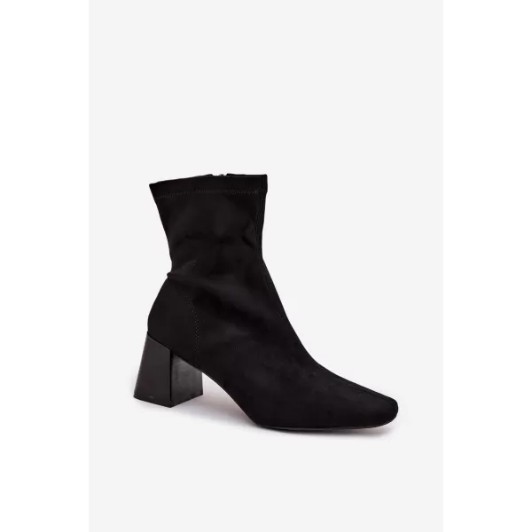  Dámské boty na podpatku BOTO OLIANNE 40587 BLACK 