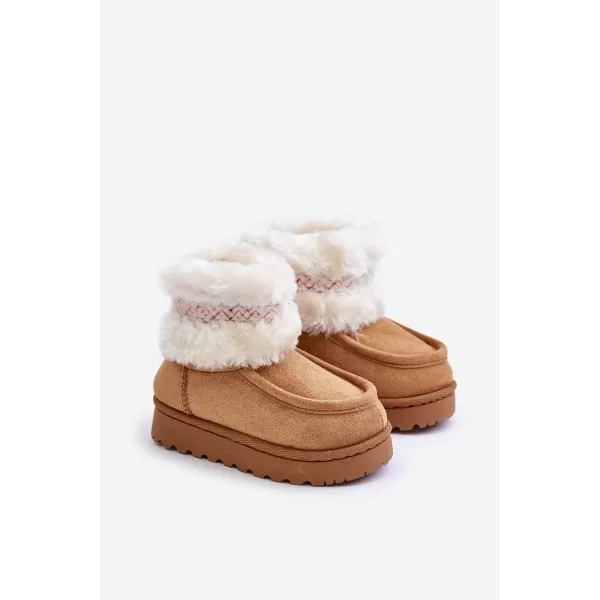  Dětské sněhule BOTO MELEFIA 34605 CAMEL 