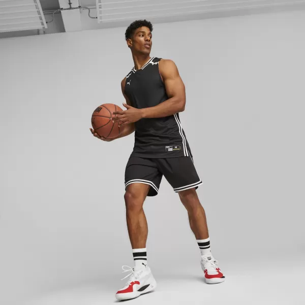  Pánské funkční tílko PUMA HOOPS TEAM GAME JERSEY 676628-01 PUMA BLACK 