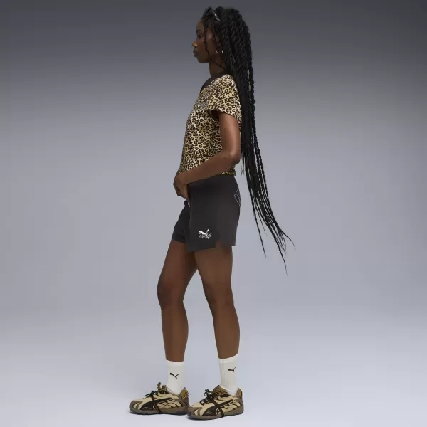  Dámské triko PUMA X A$AP ROCKY BABY TEE 636099-05 WARM BEIGE/AOP 