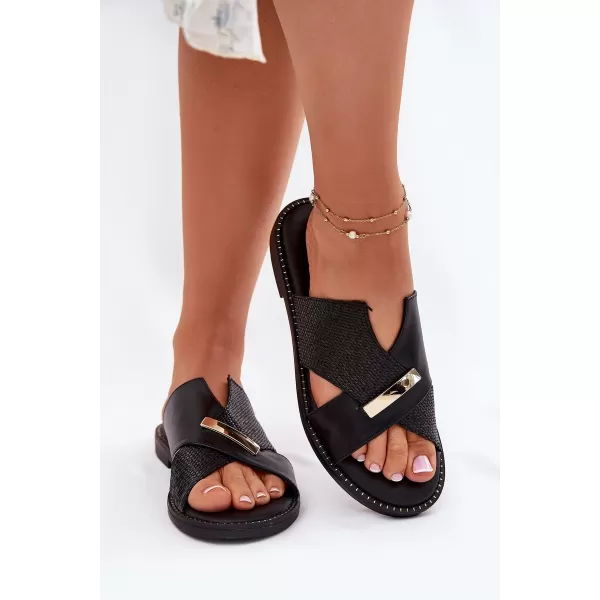  Dámské pantofle VINCEZA 17385 BLACK 