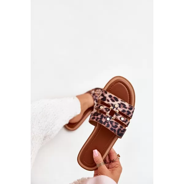  Dámské pantofle BOTO NOROTI 37941 LEOPARD 