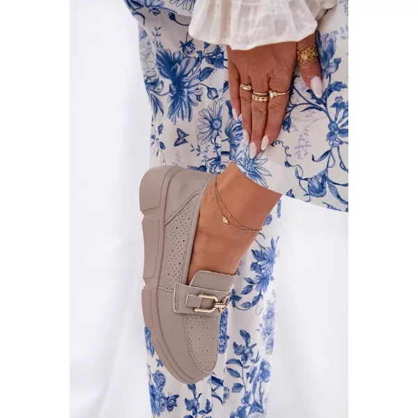  Dámské mokasíny VINCEZA 88007 BEIGE 