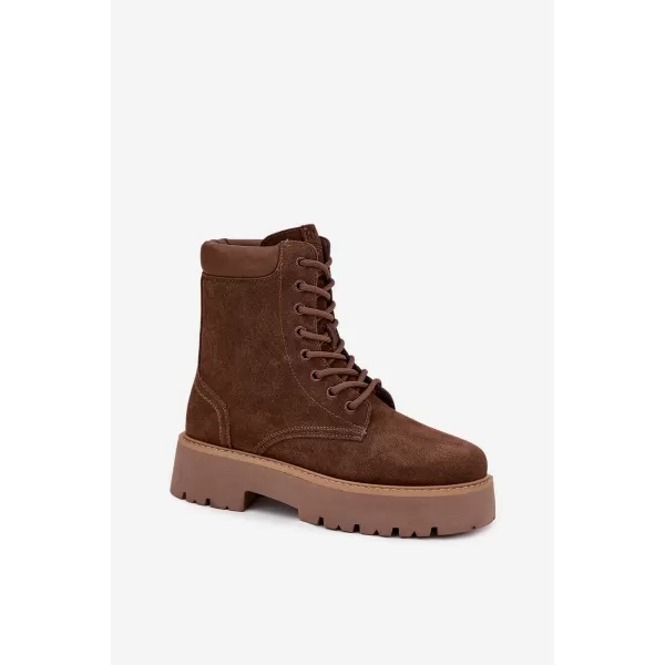  Dámské boty BIG STAR SS274792 BROWN/BEIGE 
