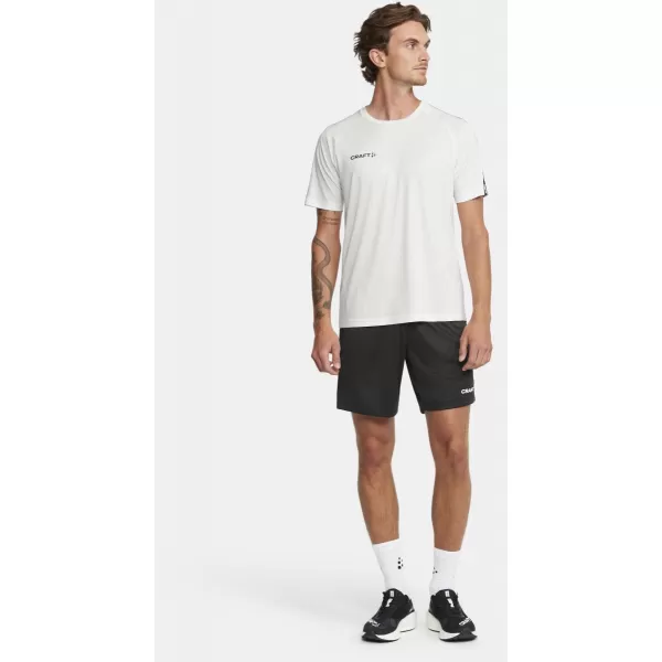 Pánské kontrastní sportovní tričko CRAFT TW Squad Go Contrast Jersey M BÍLÁ 