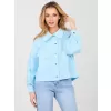 Dámská halenka RUE PARIS IT-KR-FL10071.50 LIGHT BLUE