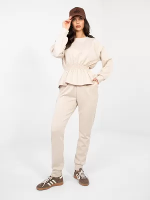 Dámský komplet RUE PARIS IT-KMPL-22239.95 BEIGE