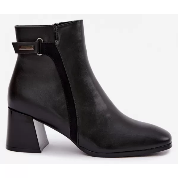  Dámské kotníkové boty VINCEZA 58660 BLACK 