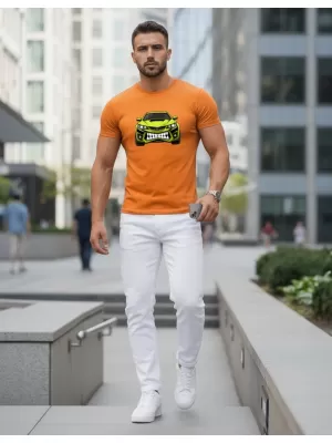Pánské triko DSTREET ORANŽOVÁ