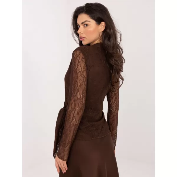  Dámská halenka ITALY MODA MI-BZ-92405.67 BROWN 