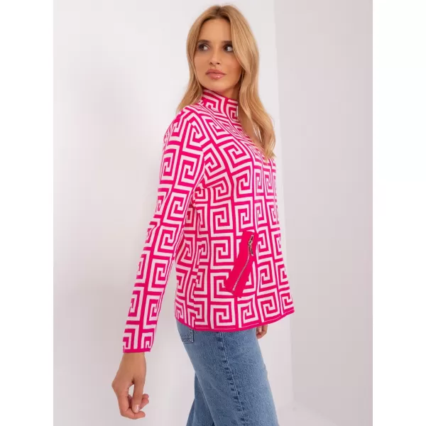  Dámský svetr WOOL FASHION ITALIA AT-SW-2341.00P FUCHSIA 