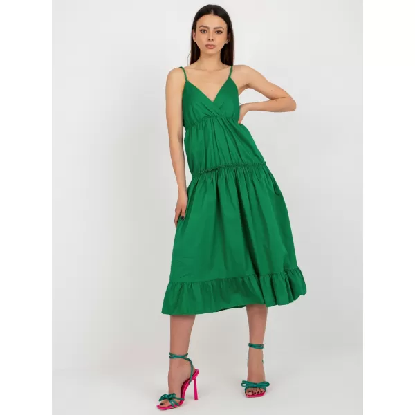  Dámské šaty OCH BELLA TW-SK-BI-7220.29X GREEN 
