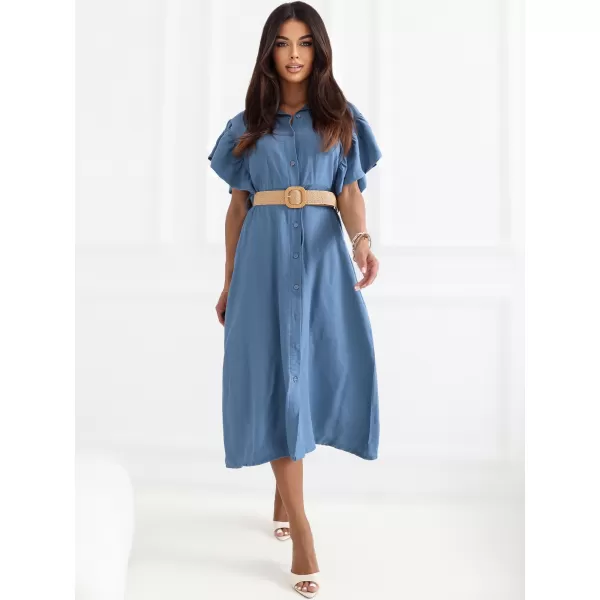  Dámské šaty ITALY MODA MI-SK-82970.86 BLUE 
