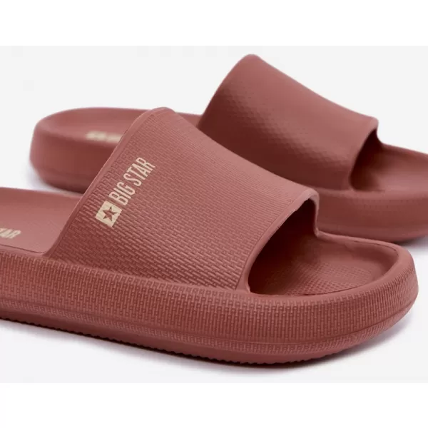  Dámské pantofle BIG STAR SHOES UU274088 SHADES OF RED 