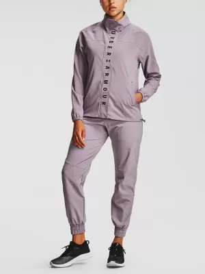 Dámská bunda UNDER ARMOUR RECOVER WOVEN JACKET 1351928-585 FIALOVÁ