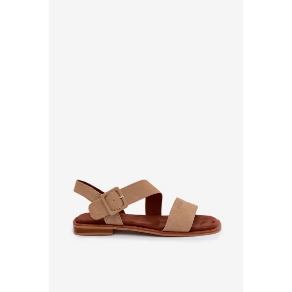  Dámské sandály BIG STAR SHOES TT274491 BEIGE 