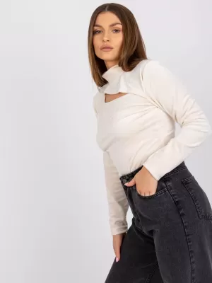 Dámská halenka ITALY MODA DHJ-BZ-6561.09P LIGHT BEIGE