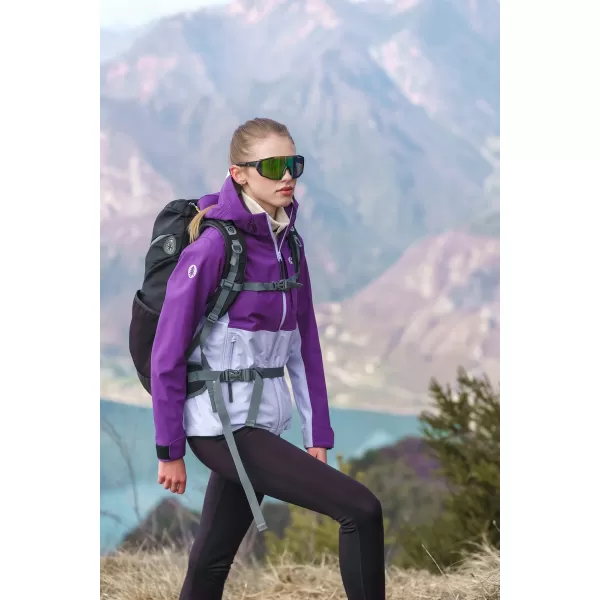  Dámská softshellová bunda NORDBLANC BLINK NBSSL8320 FIALOVÁ 