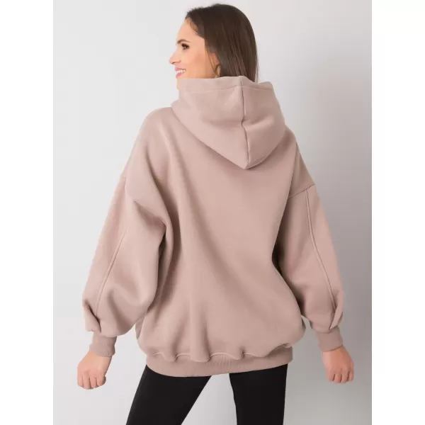 Dámská mikina RUE PARIS RV-BL-7357.35X DARK BEIGE 
