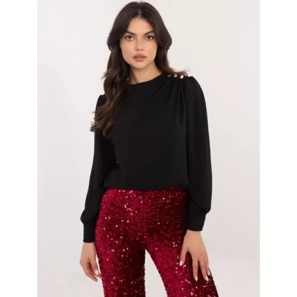  Dámská halenka ITALY MODA MI-BZ-278519-1.40 NOIRE 