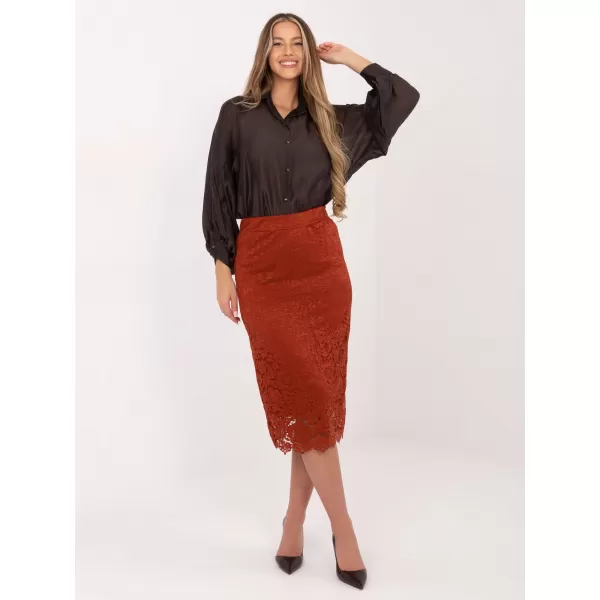  Dámská sukně ITALY MODA IT-SD-21852.15 DARK ORANGE 