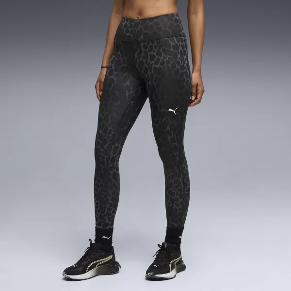  Dámské legíny PUMA W TAD ESSENTIAL SPOTTED HAZE TIGHT - HW 52851501 PUMA BLACK 