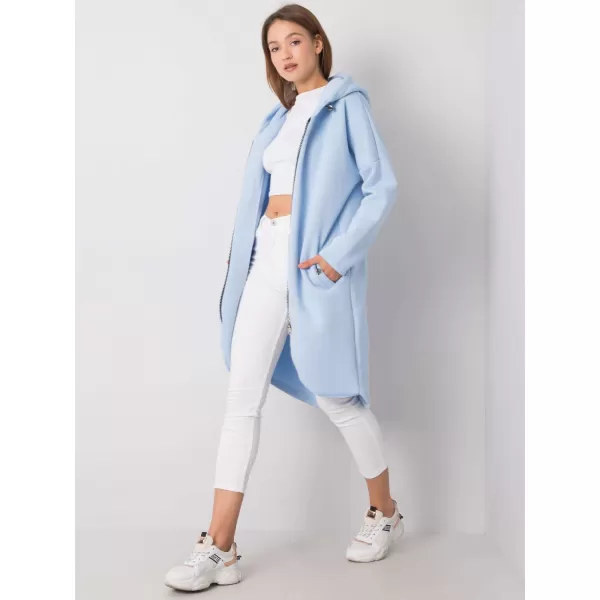  Dámská mikina RUE PARIS RV-BL-4858-1.99P LIGHT BLUE 