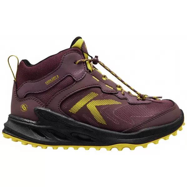  Juniorské boty KEEN ZIONIC MID WP HUCKLEBERRY/MANGO MINT 