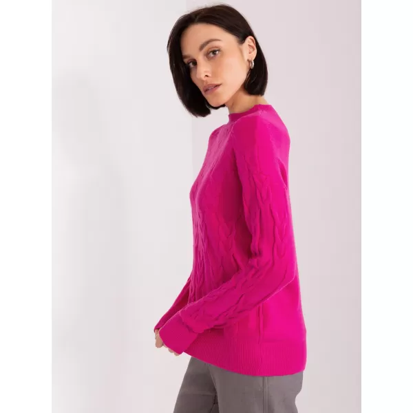  Dámský svetr WOOL FASHION ITALIA AT-SW-2340.10 FUCHSIA 