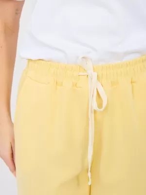 Dámské kalhoty ITALY MODA MI-SP-P6845.68 BRIGHT YELLOW