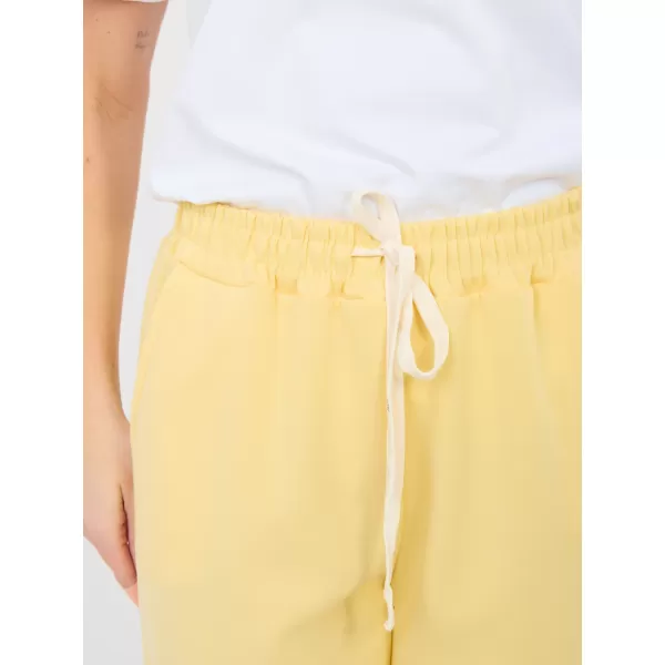  Dámské kalhoty ITALY MODA MI-SP-P6845.68 BRIGHT YELLOW 