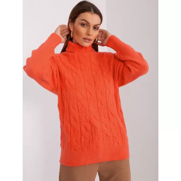  Dámský svetr WOOL FASHION ITALIA AT-SW-23401.97P ORANGE 