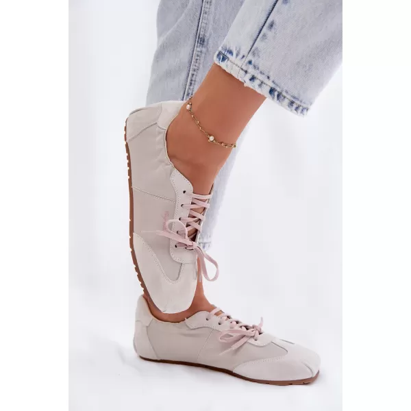  Dámské tenisky BIG STAR SHOES TT274599 BEIGE 