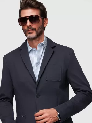 Pánské sako OMBRE M165 NAVY BLUE