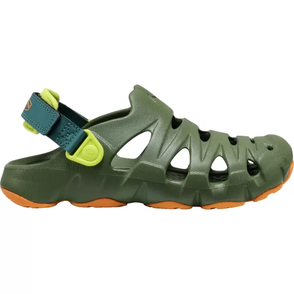  Juniorské sandály KEEN HYPERFLT BRONZE GREEN/ORANGE PEEL 