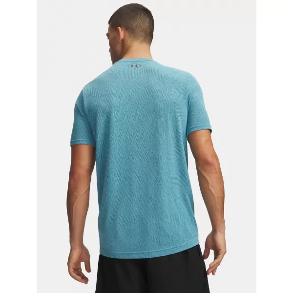  Pánské triko UNDER ARMOUR VANISH SEAMLESS NOVELTY SS 6010603-425 MODRÁ 