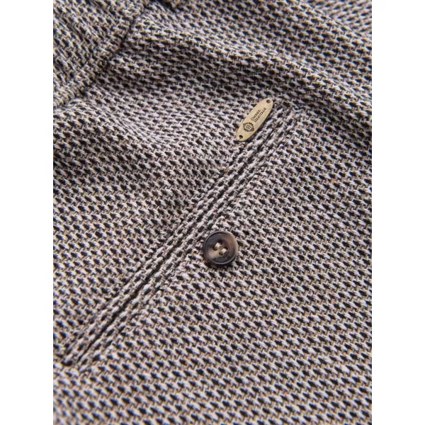  Pánské kraťasy OMBRE OM-SRCS-0189 BROWN MELANGE 
