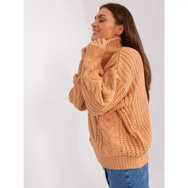  Dámský svetr WOOL FASHION ITALIA AT-SW-2350.91P PEACH 