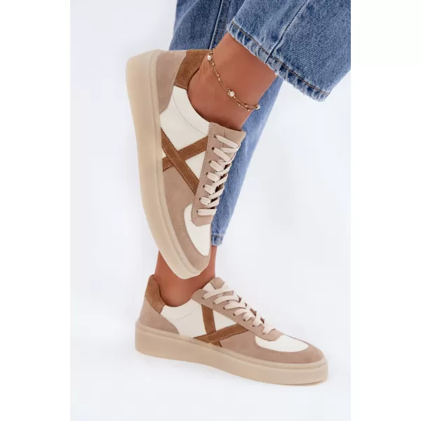  Dámské tenisky ZAZOO N1108S5/725/1098/771 BEIGE 