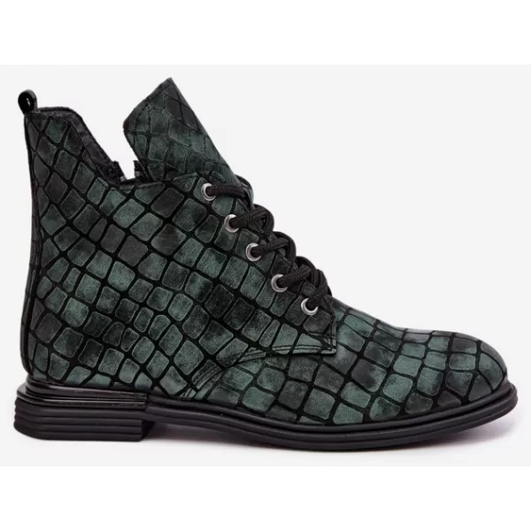  Dámské kotníkové boty ARTIKER 55C1325 GREEN/BLACK 