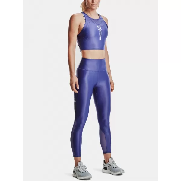  Dámské kompresní legíny UNDER ARMOUR ISO CHILL 7/8 LEG NS 1361023-561 FIALOVÁ 