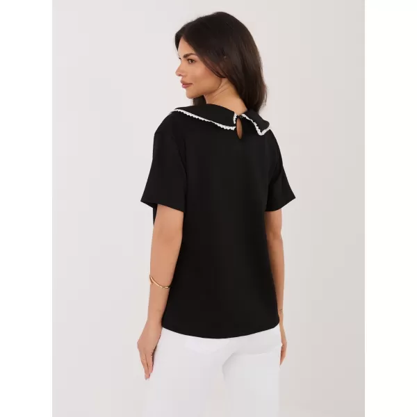  Dámská halenka ITALY MODA MI-BZ-3406.90 BLACK 