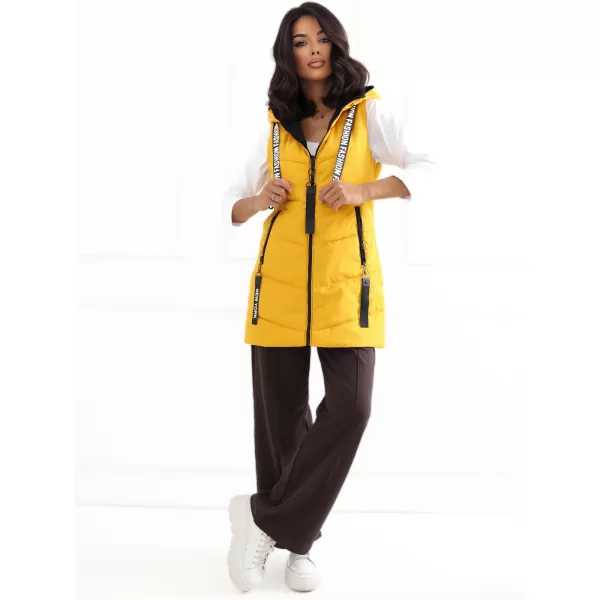  Dámská vesta FACTORY PRICE SK-KZ-HH-275.03X YELLOW 