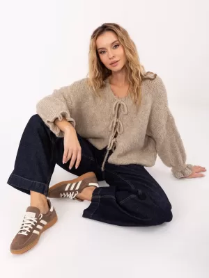 Dámský svetr ITALY MODA MI-SW-2911.91 BEIGE