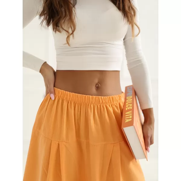  Dámské kalhoty ITALY MODA IT-SP-FL9321.95 BRIGHT ORANGE 