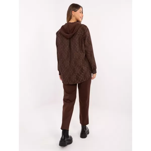  Dámský set ITALY MODA IT-KMPL-9860.61 DARK BROWN 