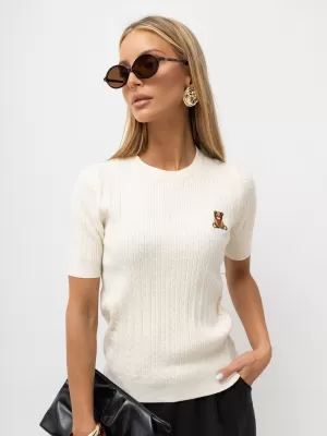 Dámský svetr ITALY MODA IR-SW-QF1868.86 LIGHT BEIGE