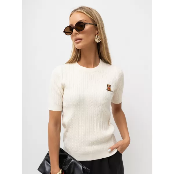  Dámský svetr ITALY MODA IR-SW-QF1868.86 LIGHT BEIGE 