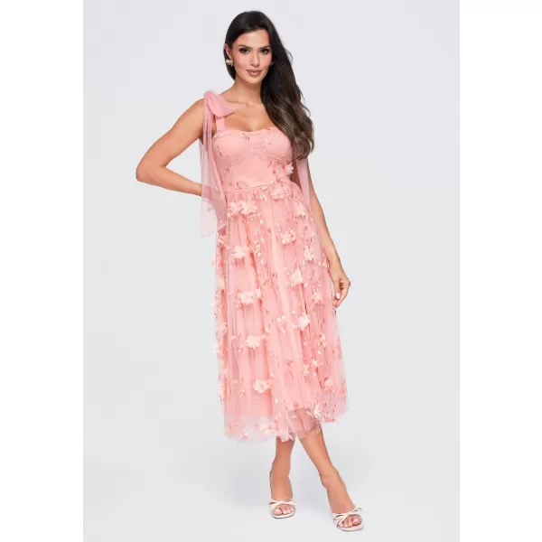  Dámské šaty LARICA LA-OM-DLR427 PINK 